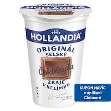 Hollandia Selský jogurt čokoláda s kulturou BiFi 200g