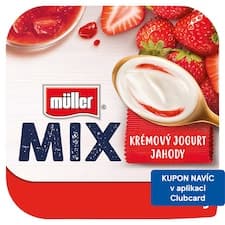 Müller Mix Jogurt s jahodami 130g