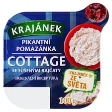 Krajánek Pikantní pomazánka cottage se sušenými rajčaty 100g