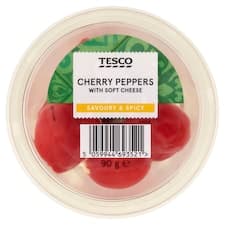 Marinovaná červená paprika plněná čerstvým sýrem 90g