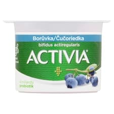 Activia probiotický jogurt borůvka a višeň 120g