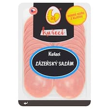 DZ Klatovy Kuřecí lázeňský salám krájený 0,100kg