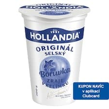Hollandia Selský jogurt borůvka s kulturou BiFi 200g