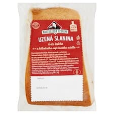 Kostelecké Uzeniny Uzená slanina bez kůže z hřbetního vepřového sádla