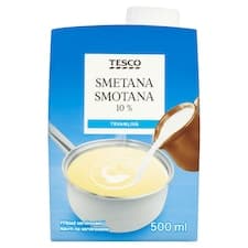 Smetana 10% trvanlivá 500ml