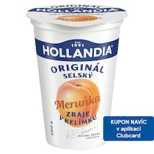 Hollandia Selský jogurt meruňka s kulturou BiFi 200g