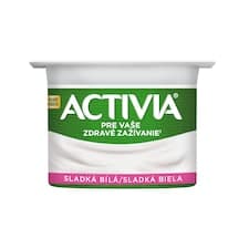 ACTIVIA Sladká bílá 120g