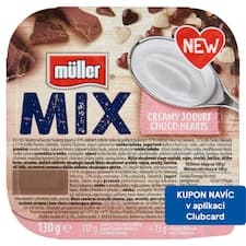 Müller Mix Choco Hearts jogurt 130g