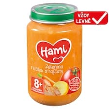 Hami masozeleninový příkrm Zelenina s krůtou a rajčaty 200g