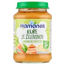 Hamánek Kuře se zeleninou a bramborovým pyré 190g