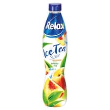 Relax Ice Tea sirup broskev příchuť zelený čaj 700ml