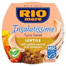 Rio Mare Insalatissime Hotový pokrm z čočky, zeleniny a tuňáka 160g