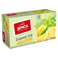 Jemča Zelený čaj s citronem 20 x 1,5g (30g)