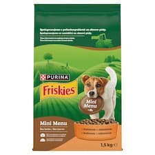 Friskies Mini Menu granule pro psy kuře 1,5kg