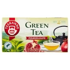 Teekanne Zelený čaj aromatizovaný s příchutí granátového jablka 20 x 1,75g (35g)