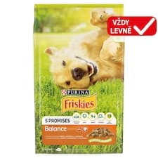 Purina Friskies Balance, granule pro psy, s lahodnou kombinací kuřete, hovězího a se zeleninou 10kg