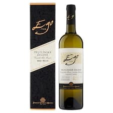 Zámecké Vinařství Bzenec Ego Veltlínské zelené víno s přívlastkem pozdní sběr suché bílé 750ml