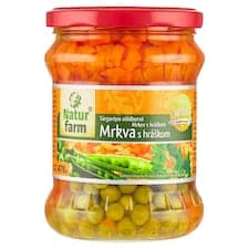 Natur Farm Mrkev s hráškem 470g