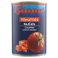 Giana Rajčata loupaná krájená 400g