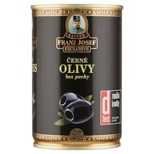 Franz Josef Kaiser Exclusive Černé olivy bez pecky 300g