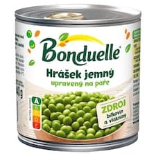 Bonduelle Hrášek jemný upravený na páře 160g