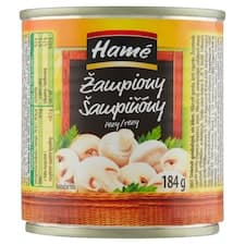 Hamé Žampiony řezy ve slaném nálevu 184g