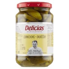 Delicias Cornichons okurčičky 370g