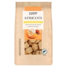 Meruňkové kostky v bílé čokoládě 120g
