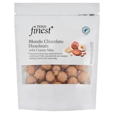 Finest Karamelizovaná jádra lískových ořechů s medem v bílé čokoládě 150g