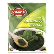 VINICA Hluboce zmrazený špenátový protlak 450g