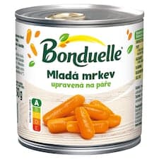 Bonduelle Mladá mrkev upravená na páře 155g