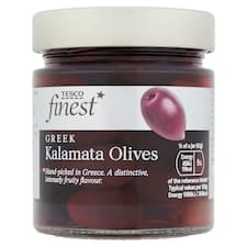 Finest Černé Kalamata olivy s peckou 210g