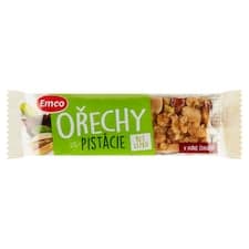 Emco Ořechy a pistácie v hořké čokoládě 35g