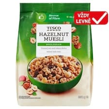 Zapékané müsli s lískovými ořechy a rozinkami 350g