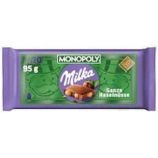 Milka čokoláda Oříšková mléčná s celými ořechy 95g