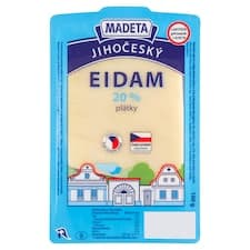 Madeta Jihočeský eidam 20 % plátky 100g