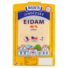 Madeta Jihočeský eidam 45% plátky 100g
