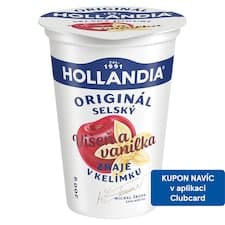 Hollandia Selský jogurt višeň a vanilka, s kulturou BiFi 200g