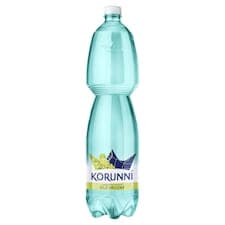 Korunní Jemně perlivá s příchutí bílé hrozny 1,5l