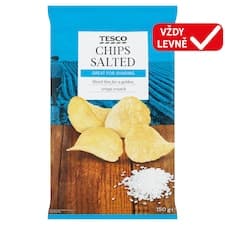 Bramborové lupínky smažené solené 150g