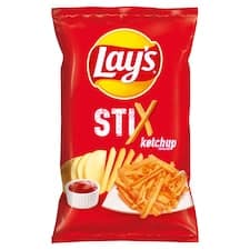 Lay's Stix Smažené bramborové lupínky s příchutí kečupu 130g