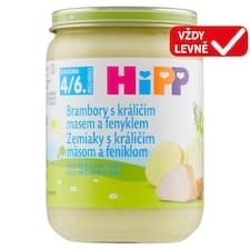 HiPP Brambory s králičím masem a fenyklem 190g