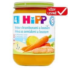 HiPP Mrkev s bramborami a lososem 190g