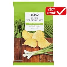 Bramborové lupínky smažené s příchutí jarní cibulky 70g
