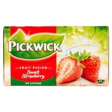 Pickwick Fruit Fusion Ovocný čaj aromatizovaný s jahodami 20 x 2g (40g)