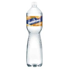 Poděbradka Jemně perlivá s příchutí pomeranč 1,5l