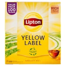 Lipton Yellow Label černý čaj aromatizovaný 100 sáčků 200g