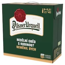Pilsner Urquell Pivo ležák světlý 8 x 0,5l (4l)