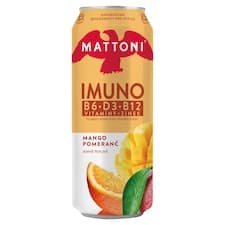 Mattoni Imuno mango pomeranč jemně perlivá 0,5l