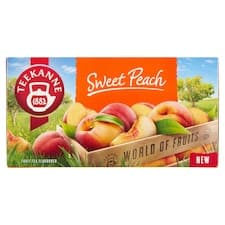 Teekanne World of Fruits Sweet Peach ovocno-bylinný čaj 20 x 2,25g (45g)